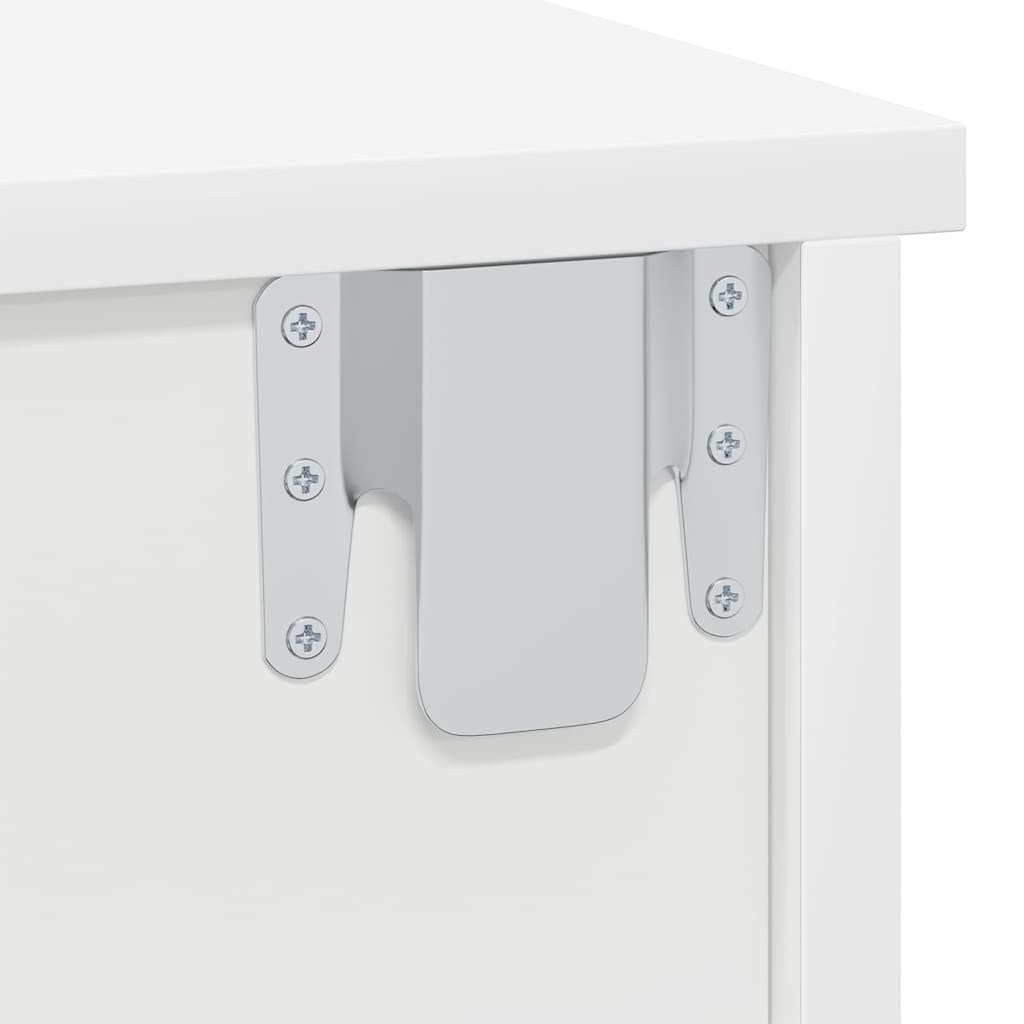 Bedside Table White 40 x 31 x 15 cm Engineered Wood
