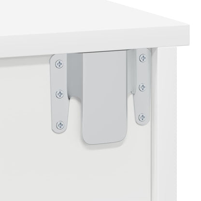 Bedside Table White 40 x 31 x 15 cm Engineered Wood