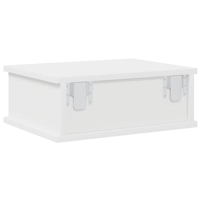 Bedside Table 2 pcs White 40 x 31 x 15 cm Engineered Wood