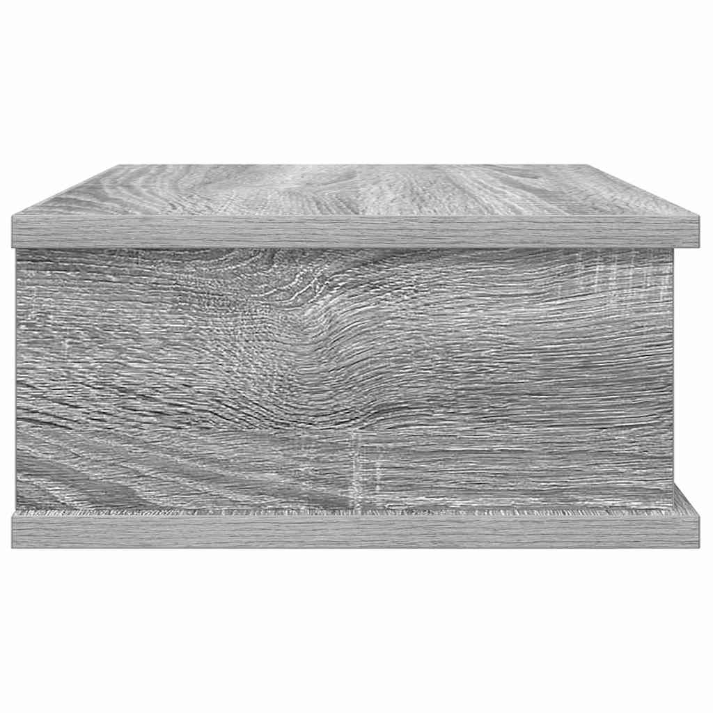 Bedside Table Grey Sonoma 40 x 31 x 15 cm Engineered Wood