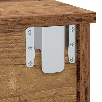 Bedside Table 2 pcs Old Wood 40 x 31 x 15 cm Engineered Wood