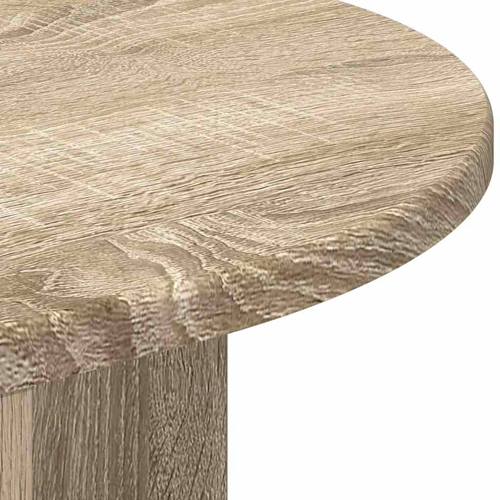 End Table Sonoma Oak 29.6 x 29.6 x 60 cm Engineered Wood