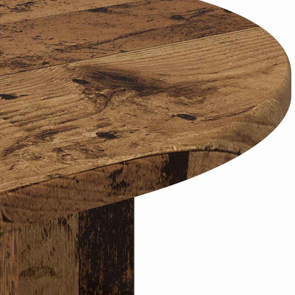 End Table Old Wood 29.6 x 29.6 x 60 cm Engineered Wood