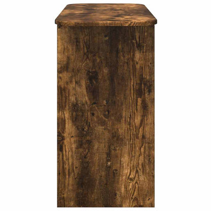 Console Table Smoked Oak 93 x 40 x 75 cm Engineered Wood