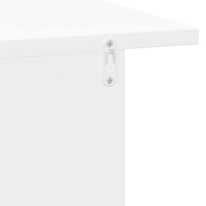 Bedside Table 2 pcs White 40 x 30 x 25 cm Engineered Wood