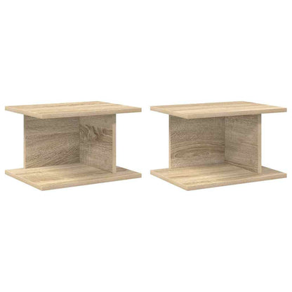 Bedside Table 2 pcs Sonoma Oak 40 x 30 x 25 cm Engineered Wood
