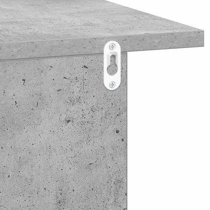 Bedside Table Concrete Grey 40 x 30 x 25 cm Engineered Wood