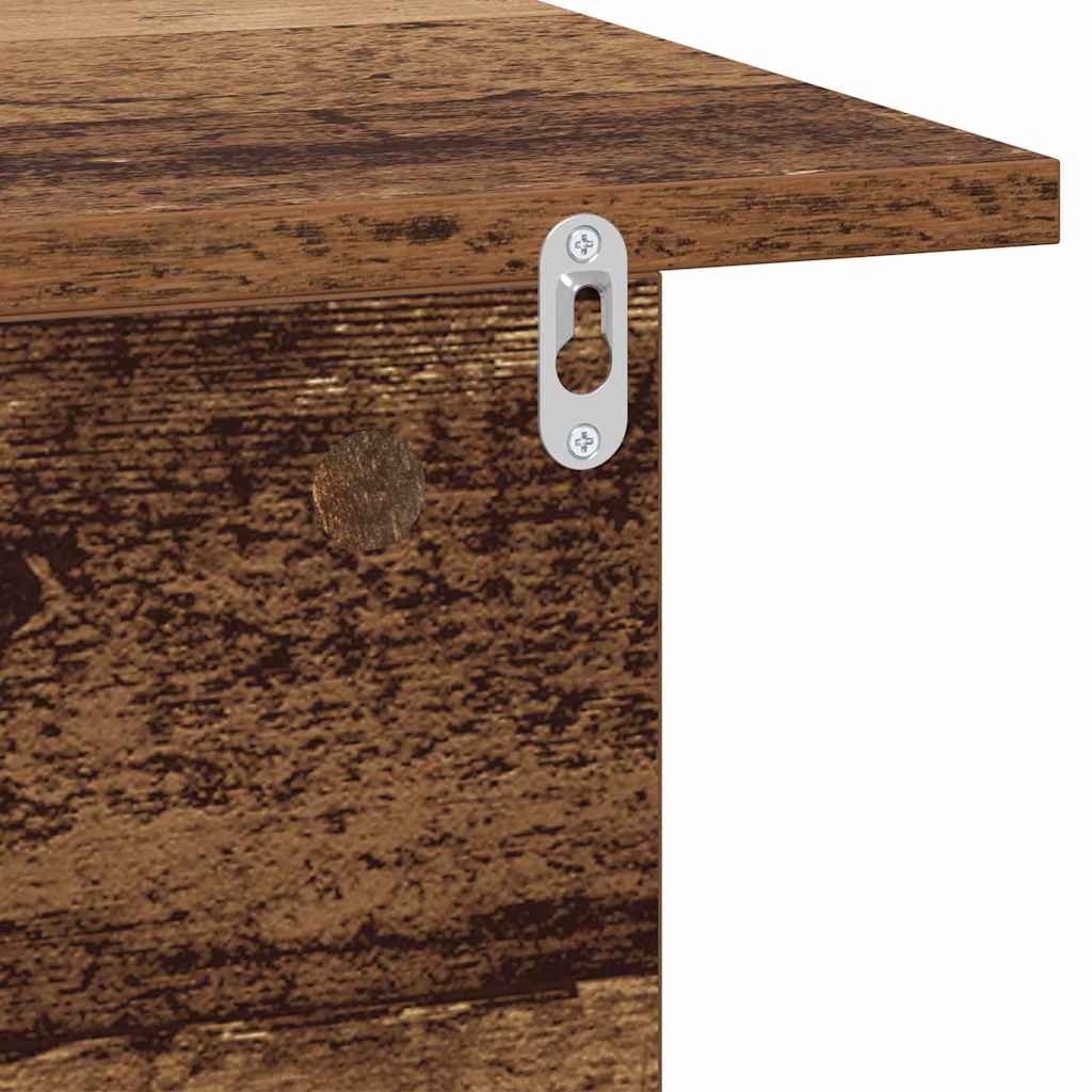 Bedside Table 2 pcs Old Wood 40 x 30 x 25 cm Engineered Wood
