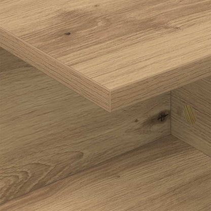 Bedside Table Artisan Oak 40 x 30 x 25 cm Engineered Wood
