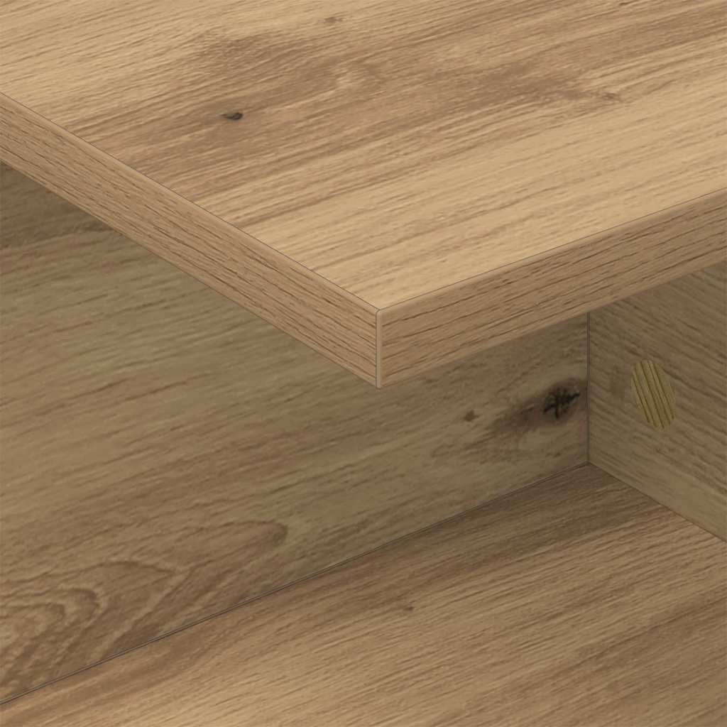 Bedside Table 2 pcs Artisan Oak 40 x 30 x 25 cm Engineered Wood