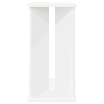 End Table White 35 x 25 x 50 cm Engineered Wood