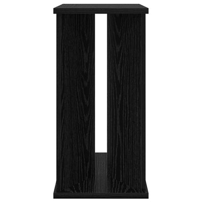 End Table Black Oak 35 x 25 x 50 cm Engineered Wood