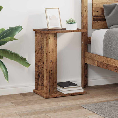 End Table Old Wood 35 x 25 x 50 cm Engineered Wood