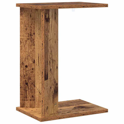 End Table Old Wood 35 x 25 x 50 cm Engineered Wood