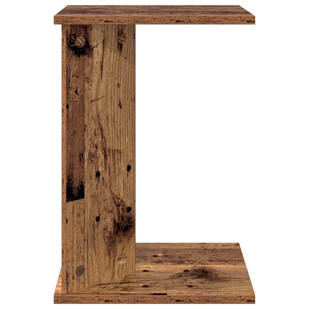 End Table Old Wood 35 x 25 x 50 cm Engineered Wood