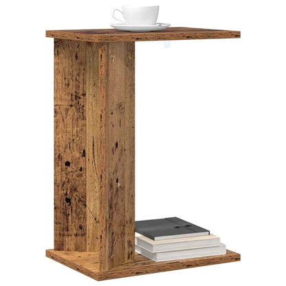 End Table Old Wood 35 x 25 x 50 cm Engineered Wood