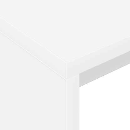 Desk White 109 x 50 x 78 cm Engineered Wood