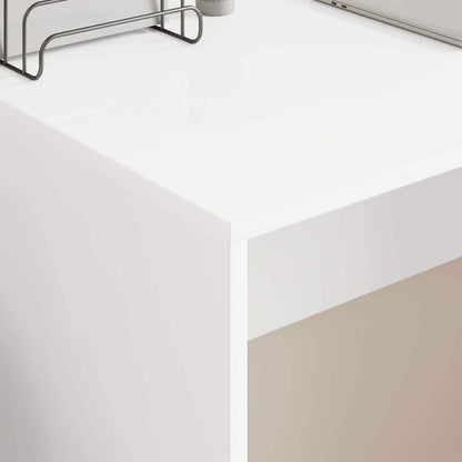 Desk White 109 x 50 x 78 cm Engineered Wood