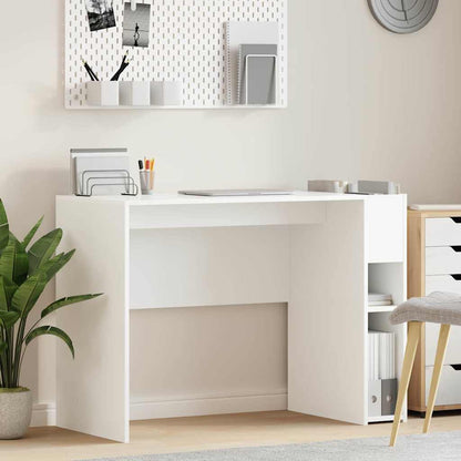 Desk White 109 x 50 x 78 cm Engineered Wood
