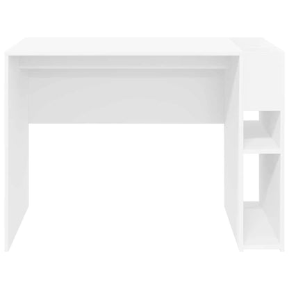 Desk White 109 x 50 x 78 cm Engineered Wood