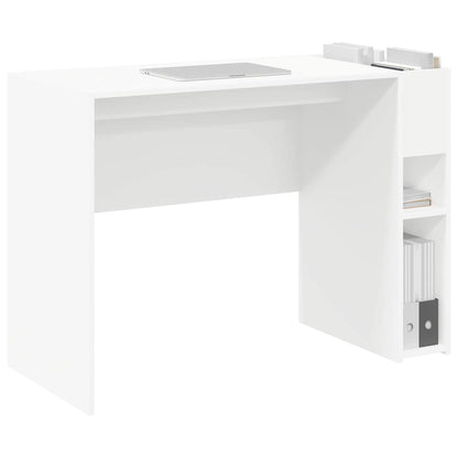 Desk White 109 x 50 x 78 cm Engineered Wood