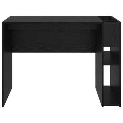 Desk Black Oak 109 x 50 x 78 cm Engineered Wood