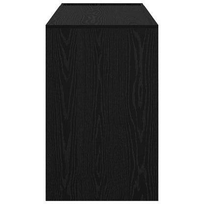Desk Black Oak 109 x 50 x 78 cm Engineered Wood