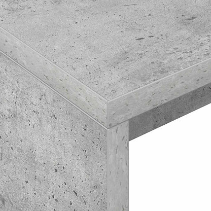 Desk Concrete Grey 109 x 50 x 78 cm Engineered Wood
