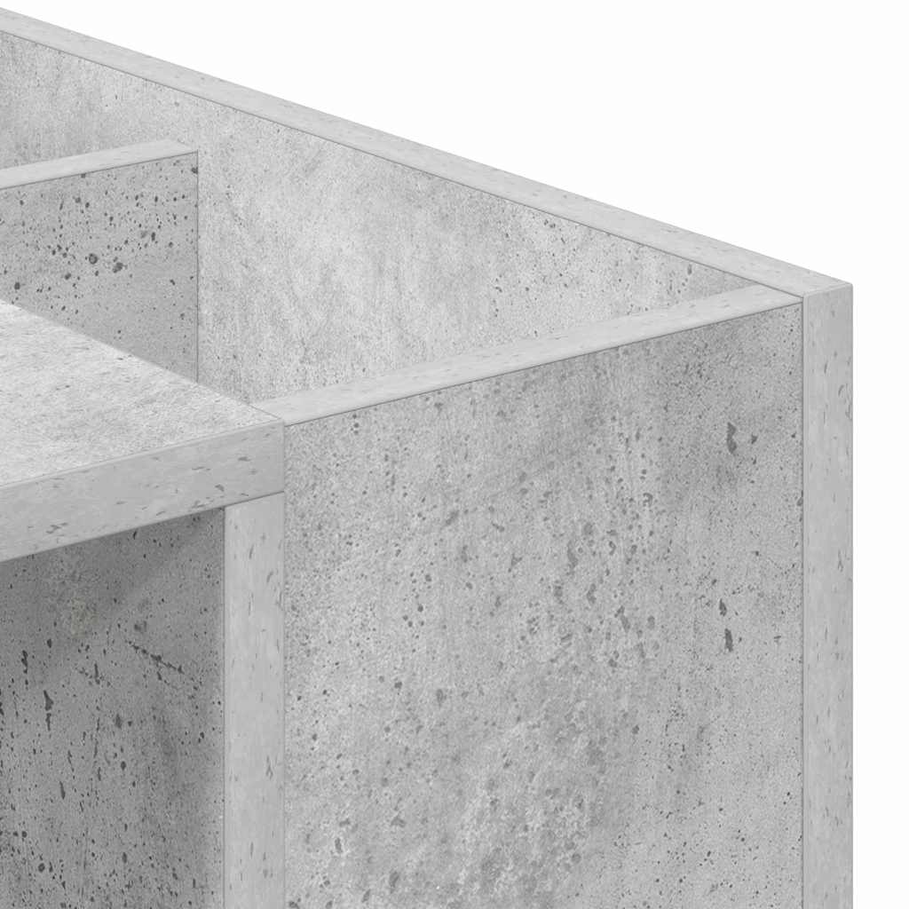 Desk Concrete Grey 109 x 50 x 78 cm Engineered Wood