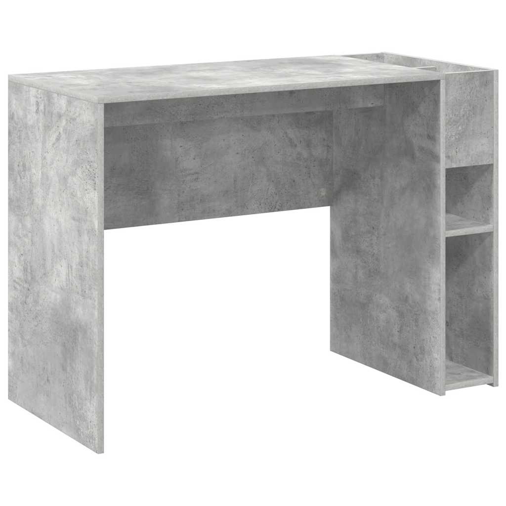 Desk Concrete Grey 109 x 50 x 78 cm Engineered Wood