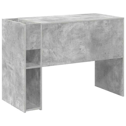 Desk Concrete Grey 109 x 50 x 78 cm Engineered Wood