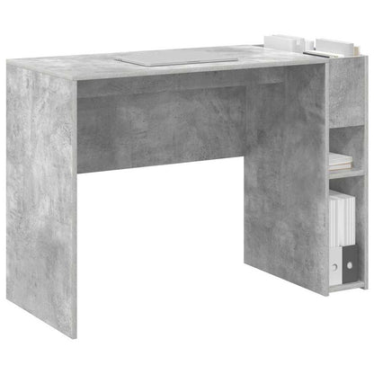 Desk Concrete Grey 109 x 50 x 78 cm Engineered Wood