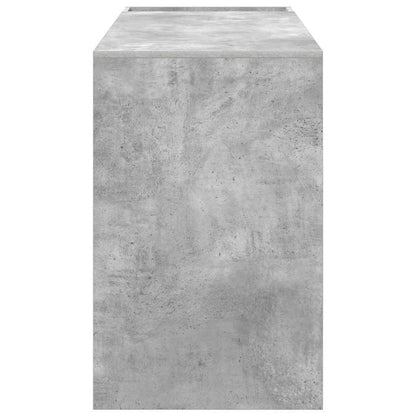 Desk Concrete Grey 109 x 50 x 78 cm Engineered Wood