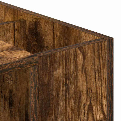 Desk Smoked Oak 109 x 50 x 78 cm Engineered Wood