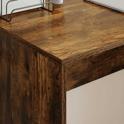Desk Smoked Oak 109 x 50 x 78 cm Engineered Wood