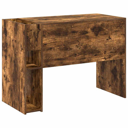 Desk Smoked Oak 109 x 50 x 78 cm Engineered Wood