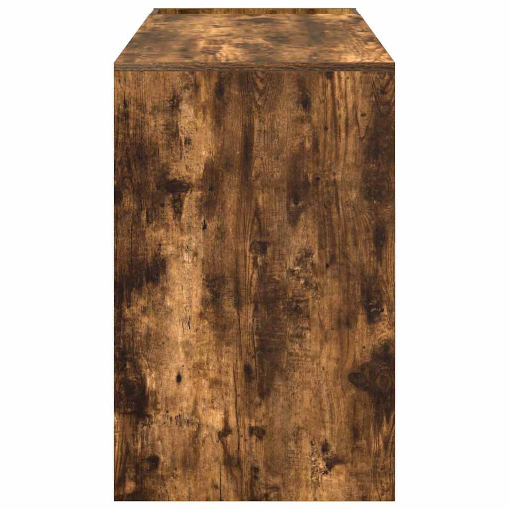 Desk Smoked Oak 109 x 50 x 78 cm Engineered Wood