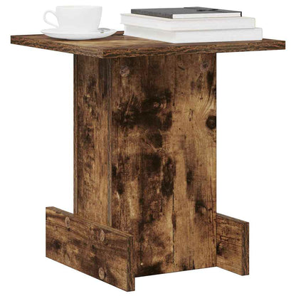 End Table Smoked Oak 35.5 x 35 x 40 cm Engineered Wood