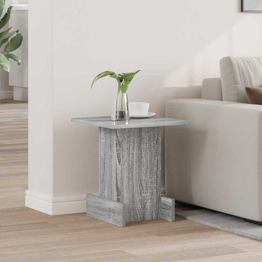 End Table Grey Sonoma 35.5 x 35 x 40 cm Engineered Wood