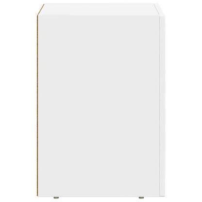 Bedside Table White 29.5 x 35 x 50 cm Engineered Wood