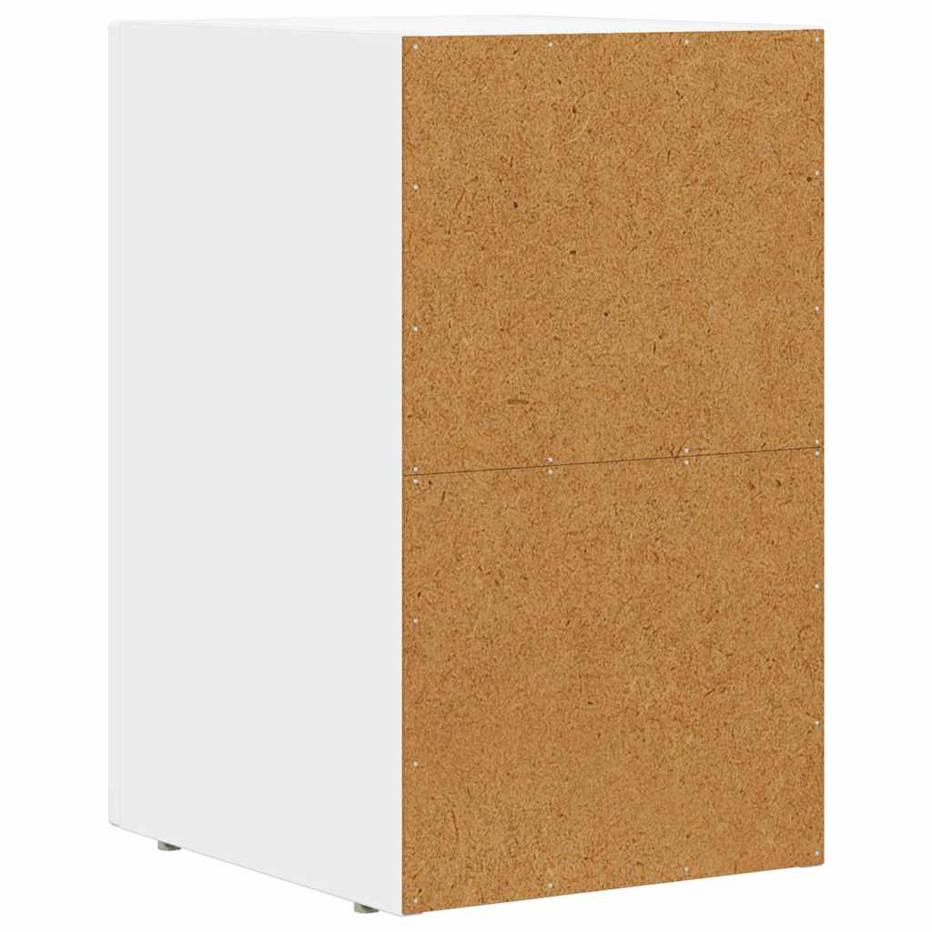 Bedside Table 2 pcs White 29.5 x 33.5 x 50 cm Engineered Wood
