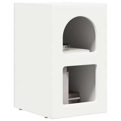 Bedside Table 2 pcs White 29.5 x 33.5 x 50 cm Engineered Wood