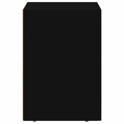 Bedside Table 2 pcs Black 29.5 x 33.5 x 50 cm Engineered Wood