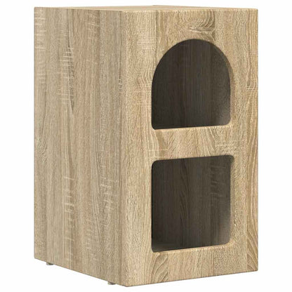 Bedside Table 2 pcs Sonoma Oak 29.5 x 33.5 x 50 cm