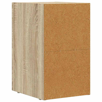 Bedside Table 2 pcs Sonoma Oak 29.5 x 33.5 x 50 cm