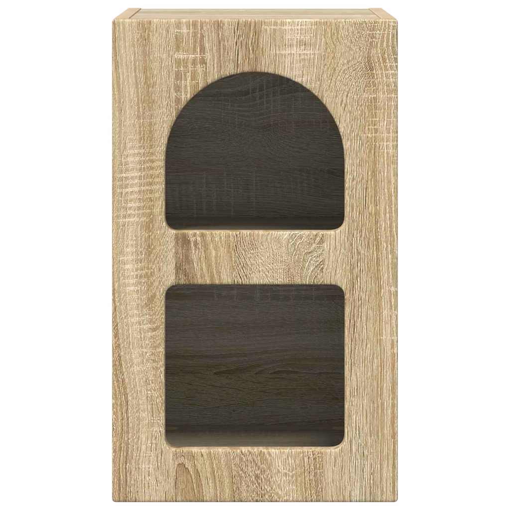 Bedside Table 2 pcs Sonoma Oak 29.5 x 33.5 x 50 cm