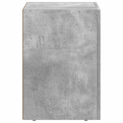 Bedside Table Concrete Grey 29.5 x 33.5 x 50 cm Engineered Wood