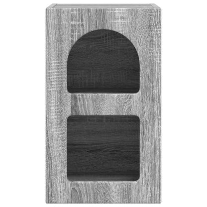 Bedside Table Grey Sonoma 29.5 x 33.5 x 50 cm Engineered Wood