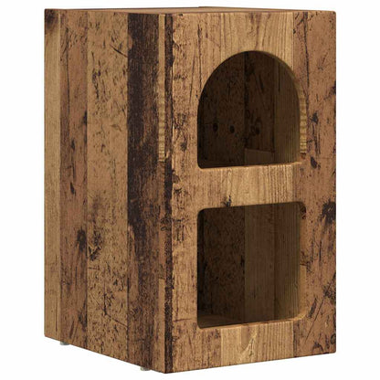 Bedside Table Old Wood 29.5 x 33.5 x 50 cm Engineered Wood