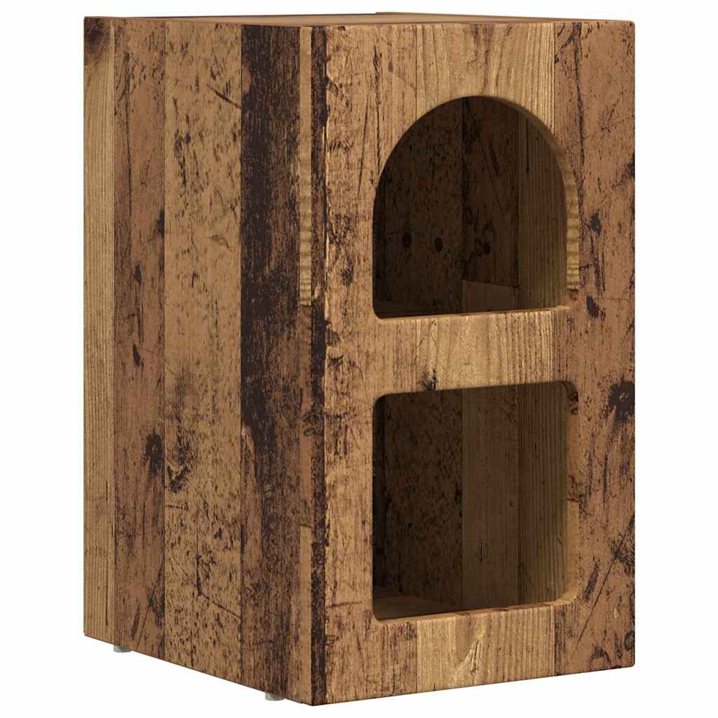 Bedside Table 2 pcs Old Wood 29.5 x 33.5 x 50 cm